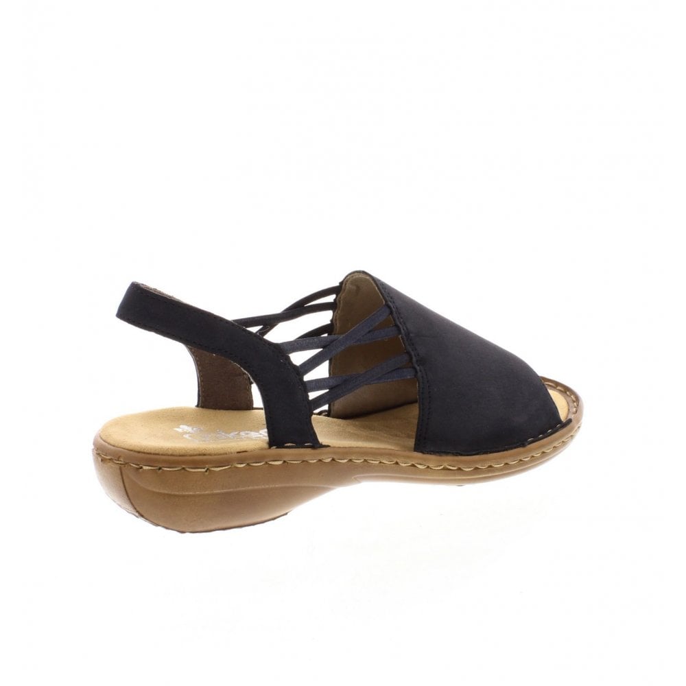 Rieker 608D1-14 Ladies Blue