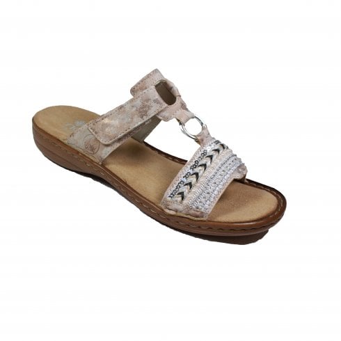 Rieker Ladies 608M6-31 Rose Sandal