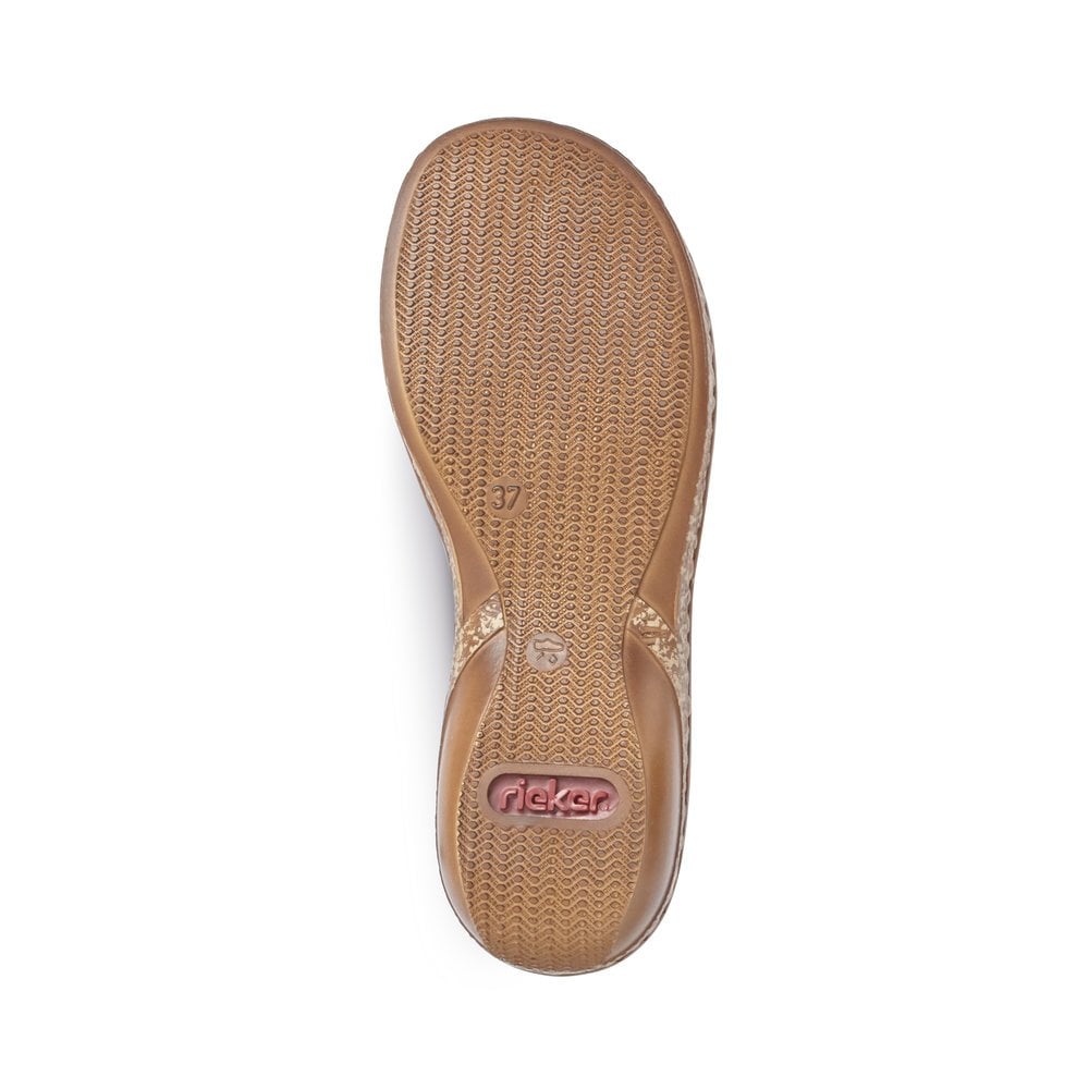 Rieker 62850-14 Ladies Blue Sandal