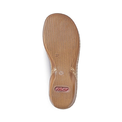 Rieker 62850-14 Ladies Blue Sandal