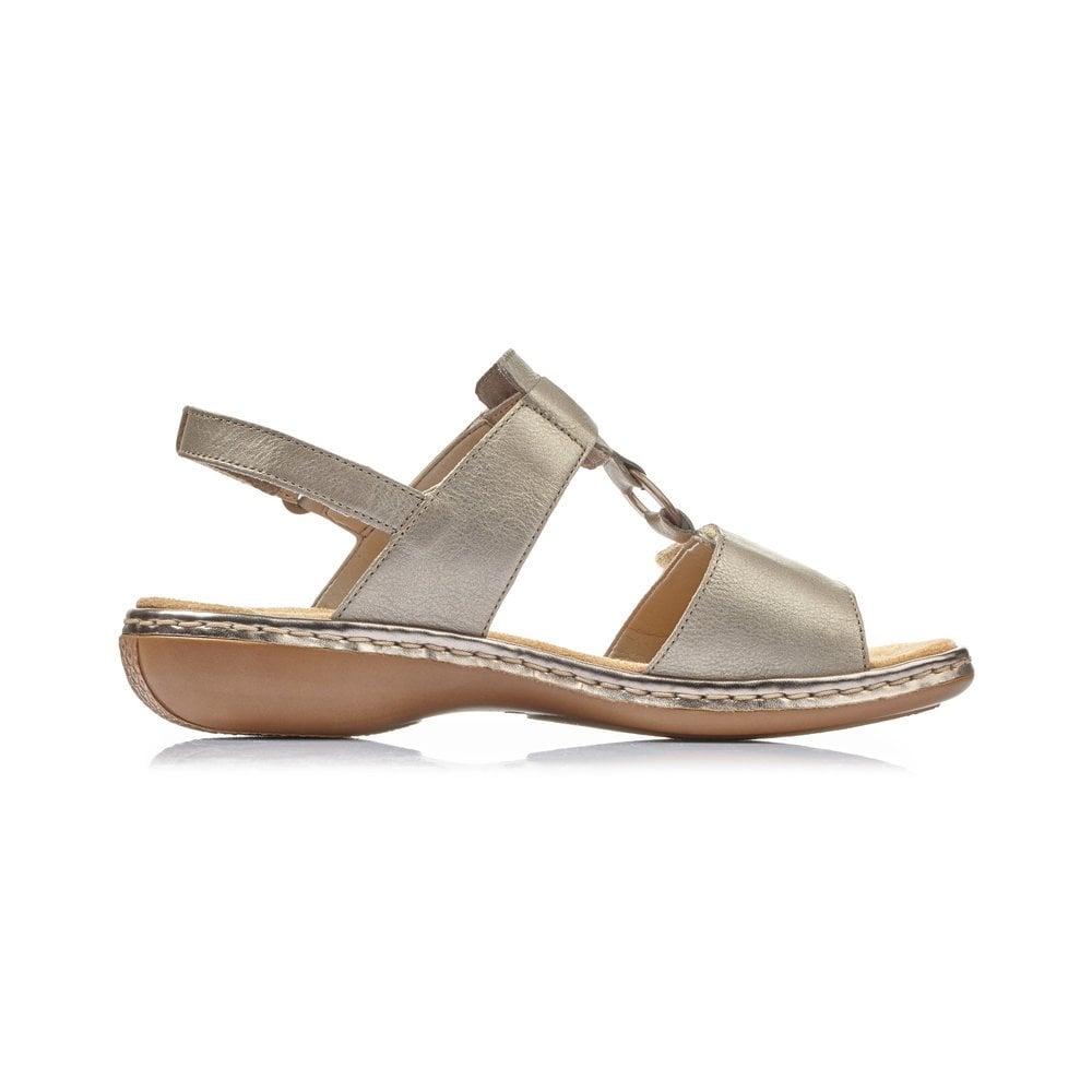Rieker 65974-90 Ladies Metallic