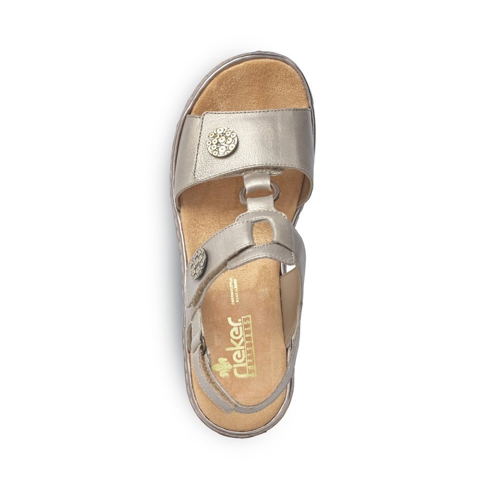 Rieker 65974-90 Ladies Metallic