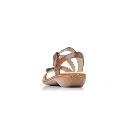 Rieker 659C7-24  Brown  Ladies Sandal