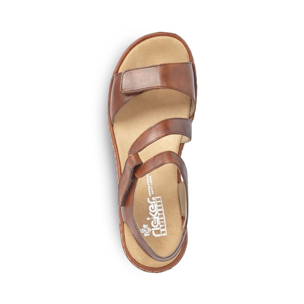 Rieker 659C7-24  Brown  Ladies Sandal