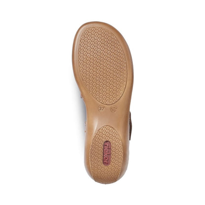 Rieker 659C7-24  Brown  Ladies Sandal