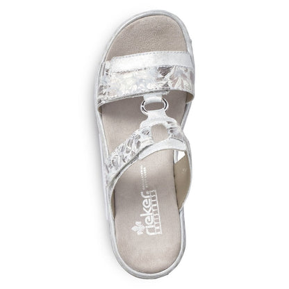 Rieker 659X6-80 Metallic Ladies Sandals