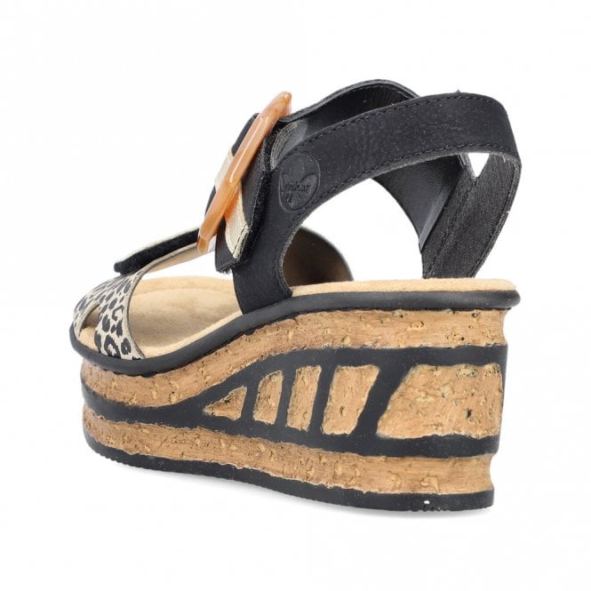 Rieker 68176-00 Womens Wege Sandals