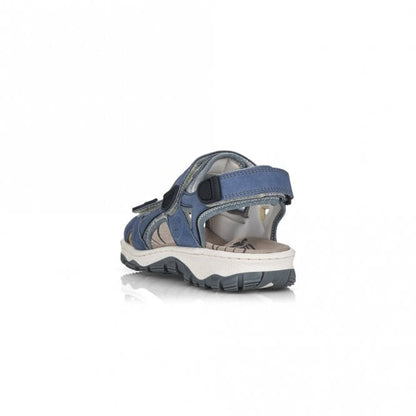 Rieker 68874-14 Blue Ladies Sandal