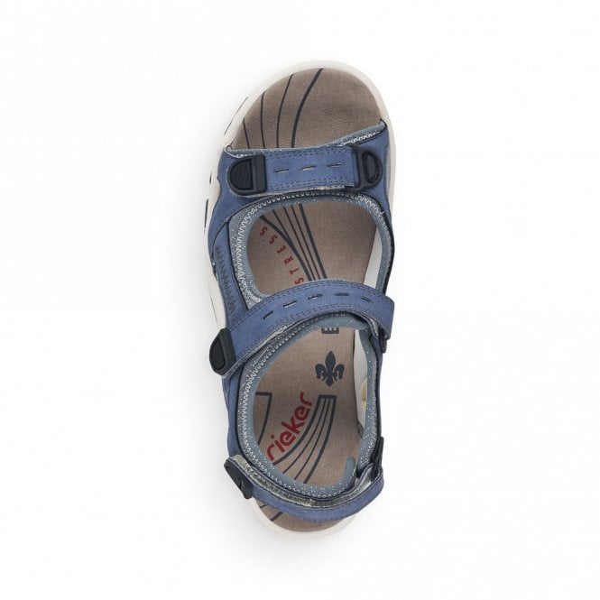 Rieker 68874-14 Blue Ladies Sandal