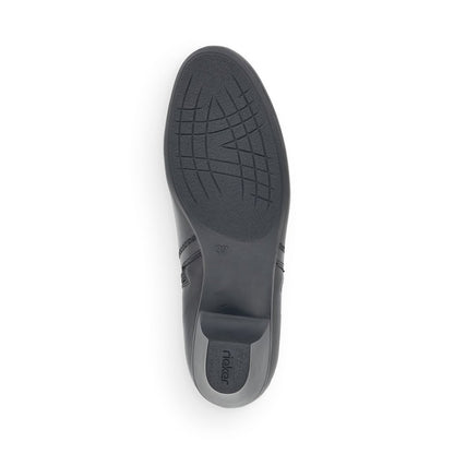 Rieker Ladies Black Ankle Boot 70551-00