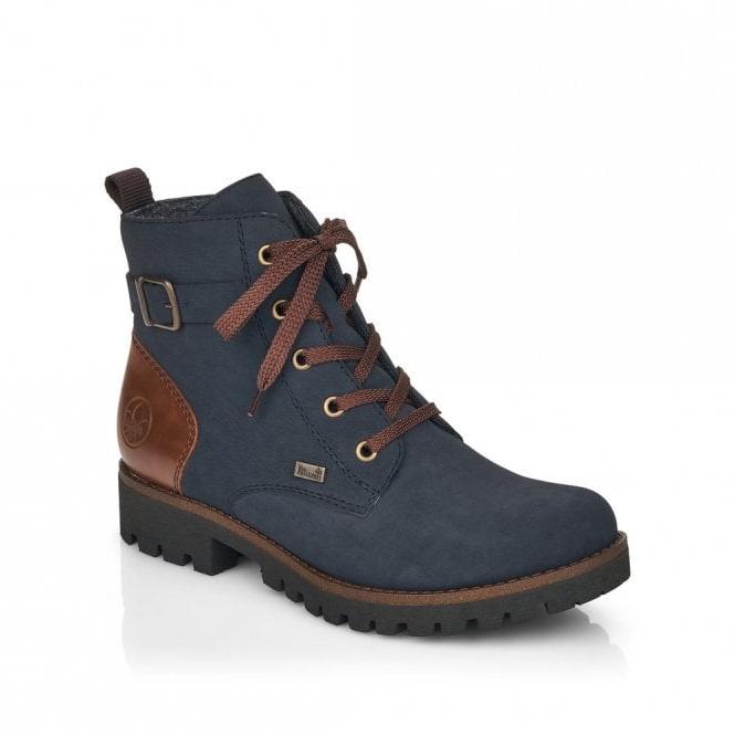 Rieker 78502-14 Ladies TEX Navy Boot