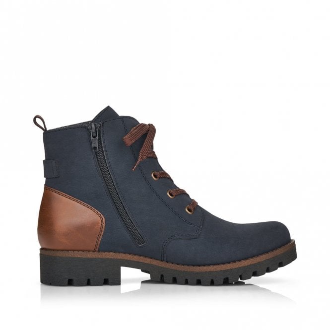 Rieker 78502-14 Ladies TEX Navy Boot