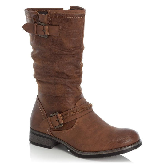 Rieker 3/4 Ladies Boot 98860-22 Brown
