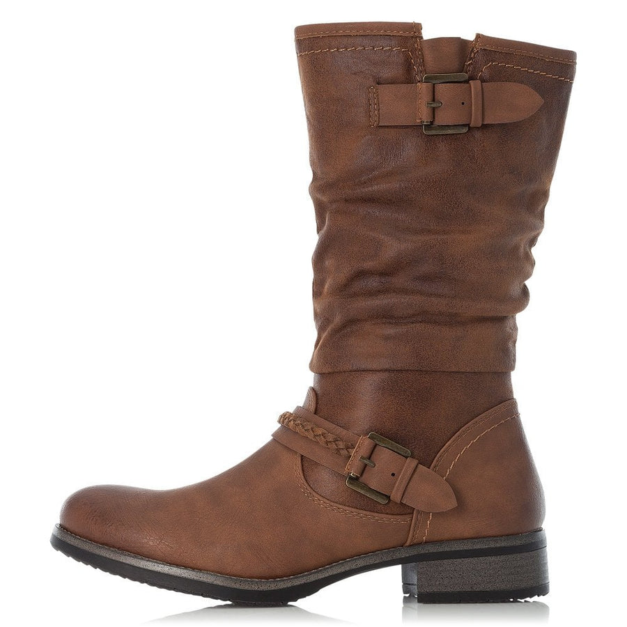 Rieker 3/4 Ladies Boot 98860-22 Brown