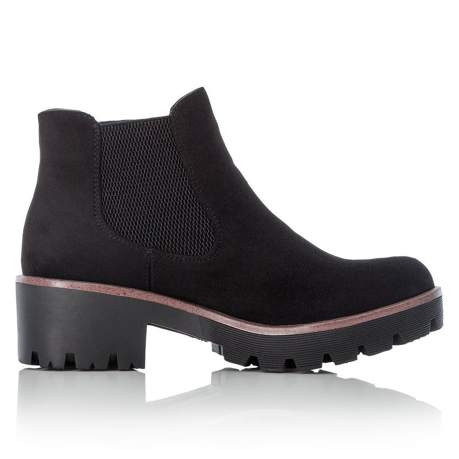 Rieker Ladies Black Ankle Boots 99284-00