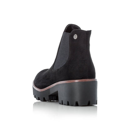 Rieker Ladies Black Ankle Boots 99284-00
