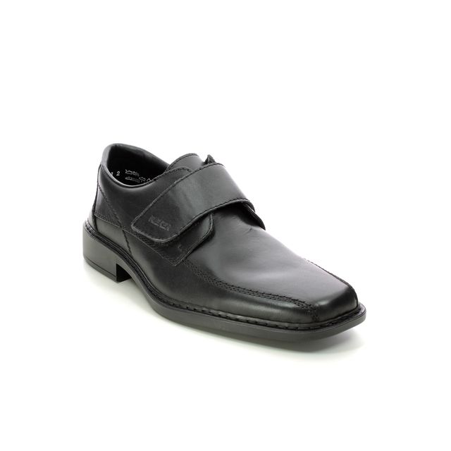 Rieker B0853-00 Mens Wide Fit Black Velcro Shoe