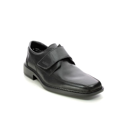 Rieker B0853-00 Mens Wide Fit Black Velcro Shoe