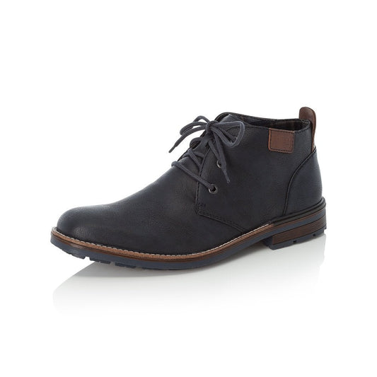 Rieker Mens Blue Ankle Boots B1340-14