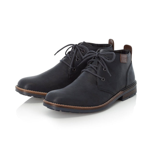 Rieker Mens Blue Ankle Boots B1340-14