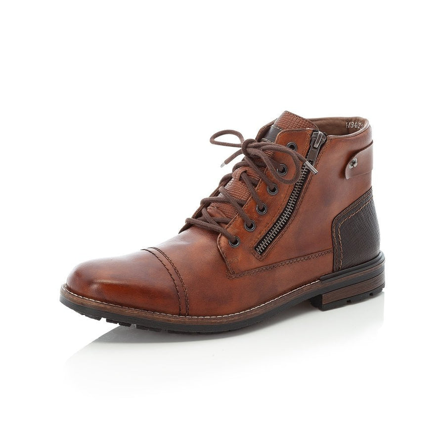 Rieker Mens Brown Ankle Boots F1340-22