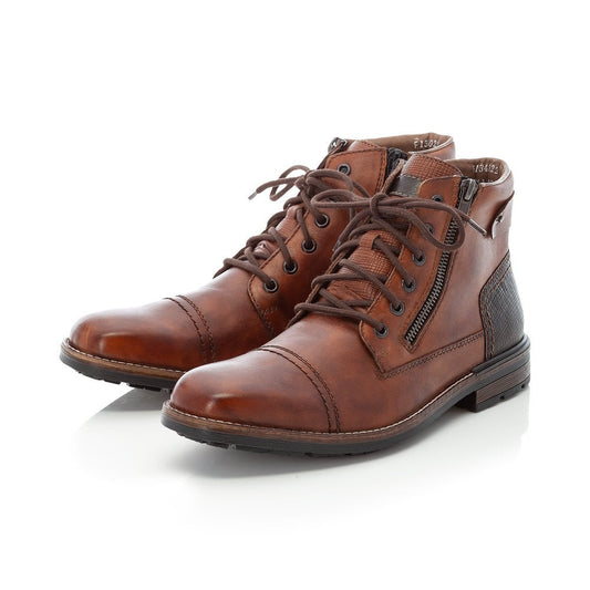 Rieker Mens Brown Ankle Boots F1340-22