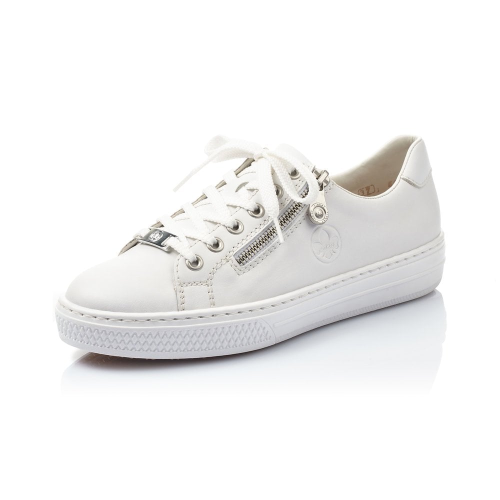 Rieker Ladies White Casual Trainers L59L1-80