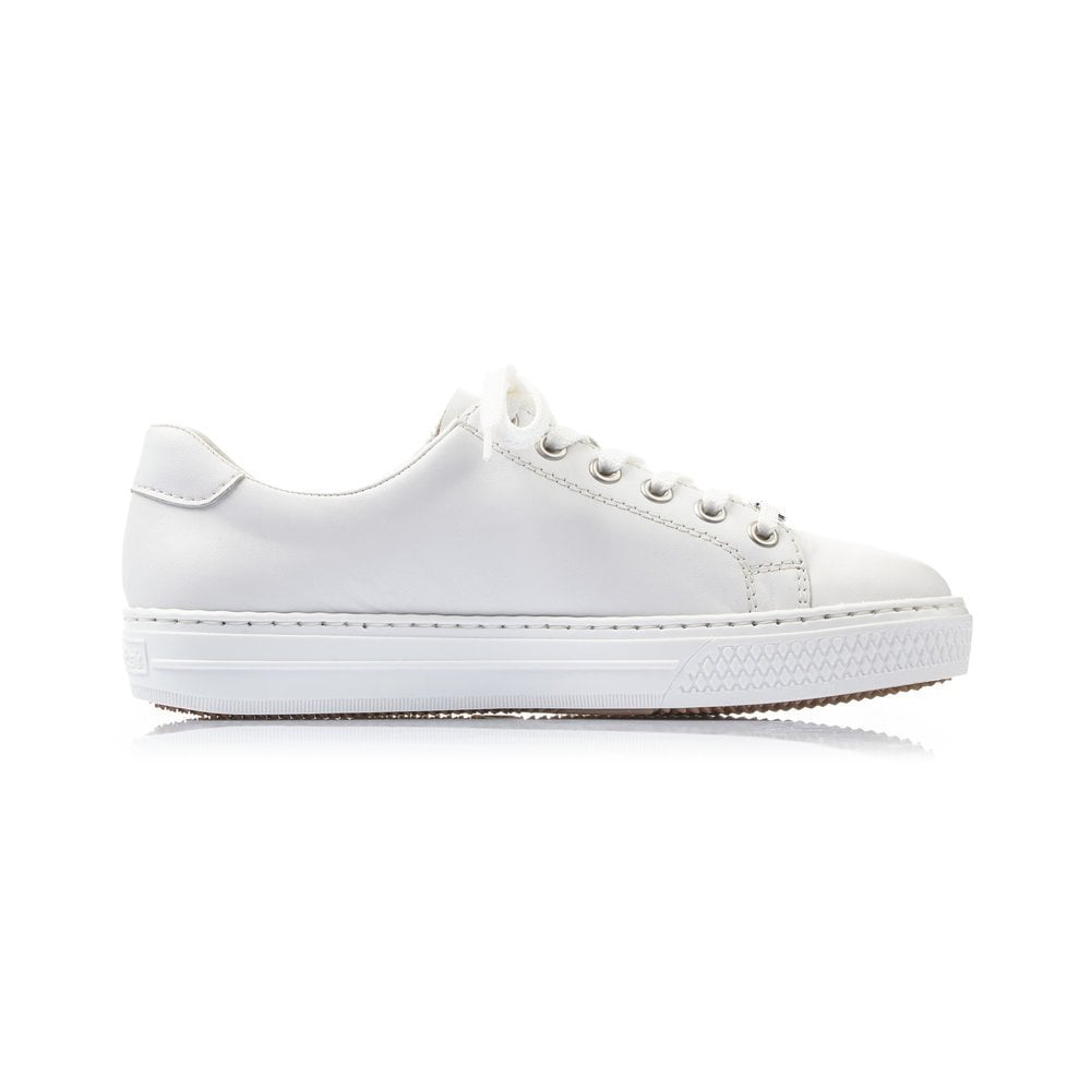 Rieker Ladies White Casual Trainers L59L1-80