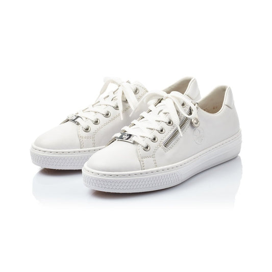 Rieker Ladies White Casual Trainers L59L1-80
