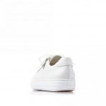 Rieker Ladies L59L1-25 White Zipper Trainers
