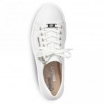 Rieker Ladies L59L1-25 White Zipper Trainers