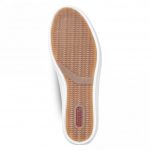 Rieker Ladies L59L1-25 White Zipper Trainers