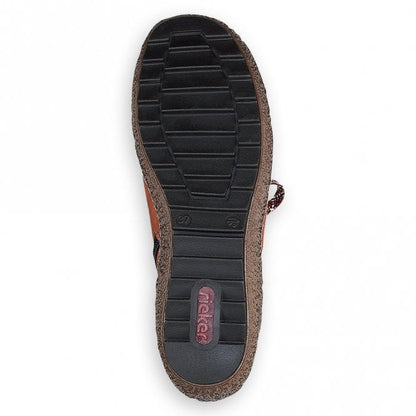 Rieker L7516-24 Ladies Brown Ankle Boot