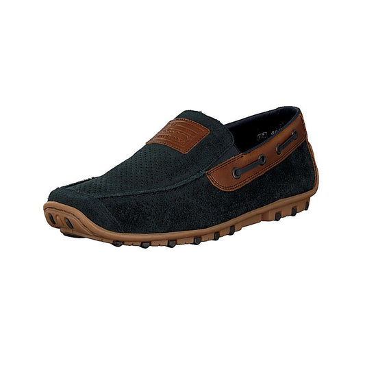 Rieker Mens Blue Slip-On Shoes 08977-14