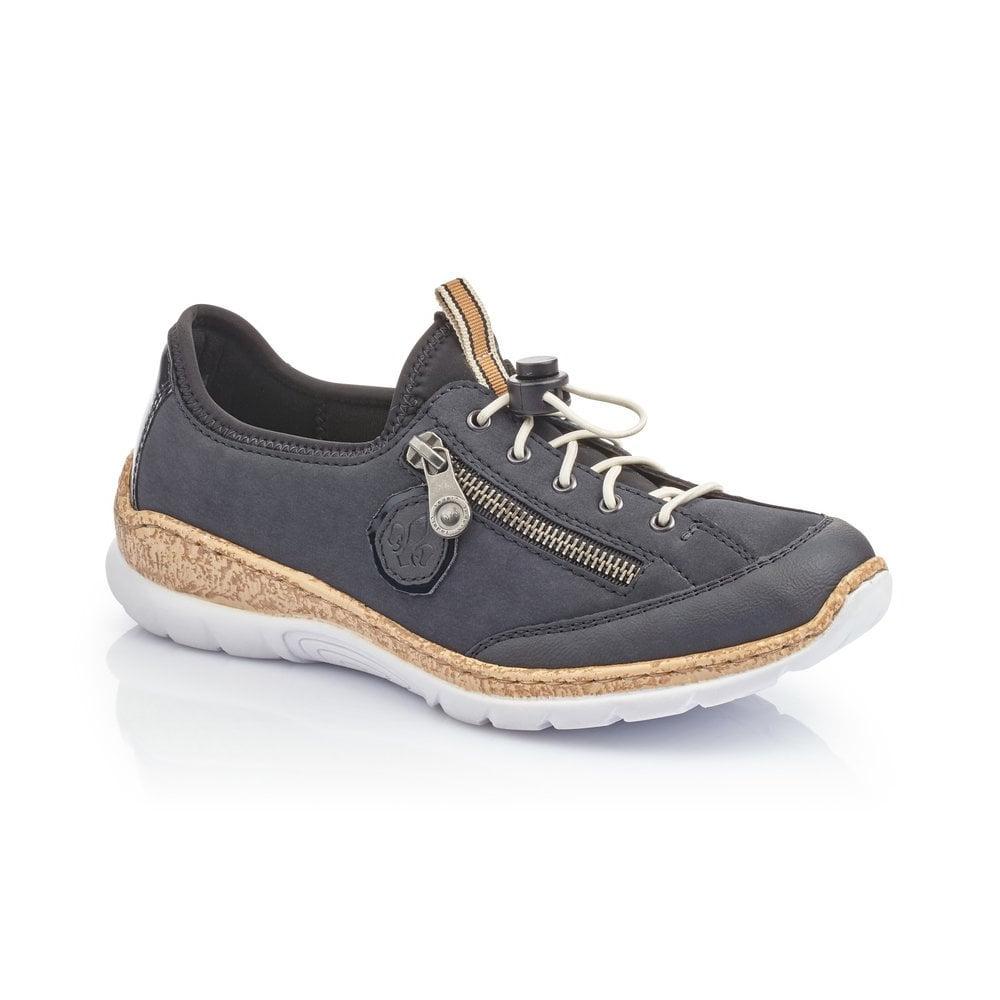 Rieker Ladies N4263-14 Dark Blue Trainers