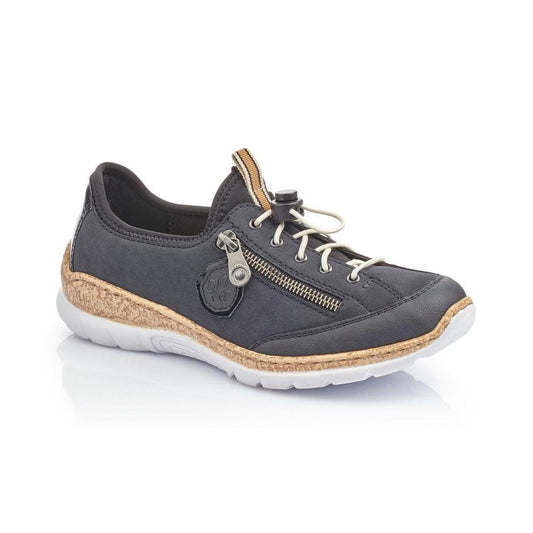 Rieker Ladies N4263-14 Dark Blue Trainers