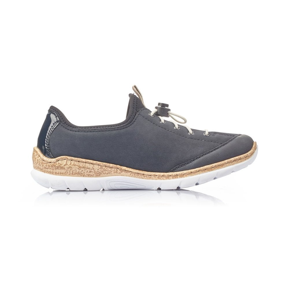 Rieker Ladies N4263-14 Dark Blue Trainers