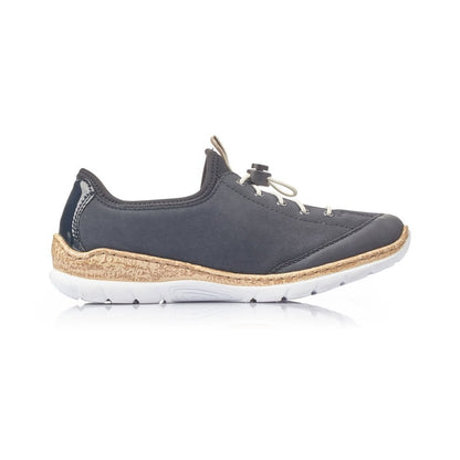 Rieker Ladies N4263-14 Dark Blue Trainers