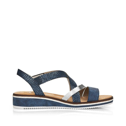 Rieker V3663-14 Ladies Baltik/Silber/Royal