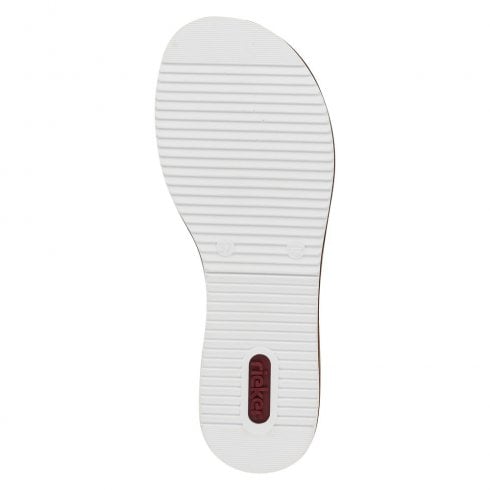 Rieker Ladies V3663-24 Brown Sandal