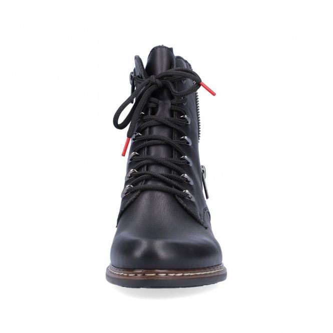 Rieker Y0800-00 Ladies Black Boot