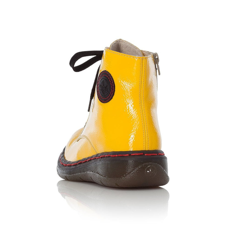 Rieker Ladies Yellow Ankle Boots Y3200-68