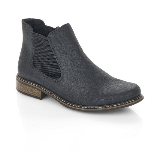 Rieker Z4994-00 Ladies Black Chelsea Boot