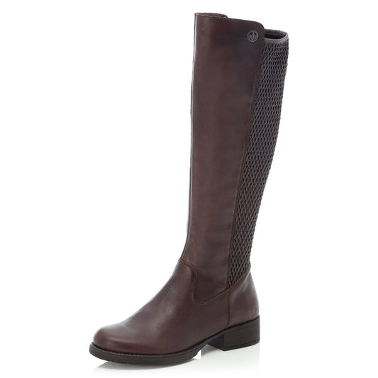 Rieker Ladies Brown Long Leg Boots Z9591-26