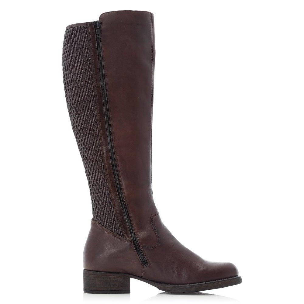 Rieker Ladies Brown Long Leg Boots Z9591-26