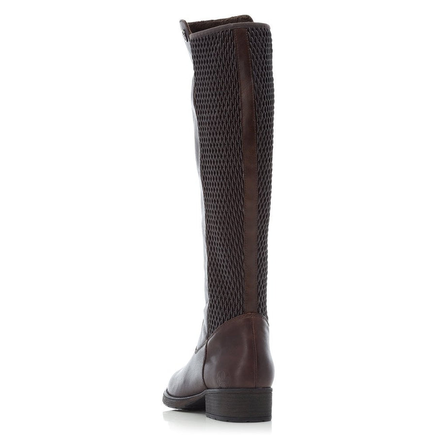 Rieker Ladies Brown Long Leg Boots Z9591-26