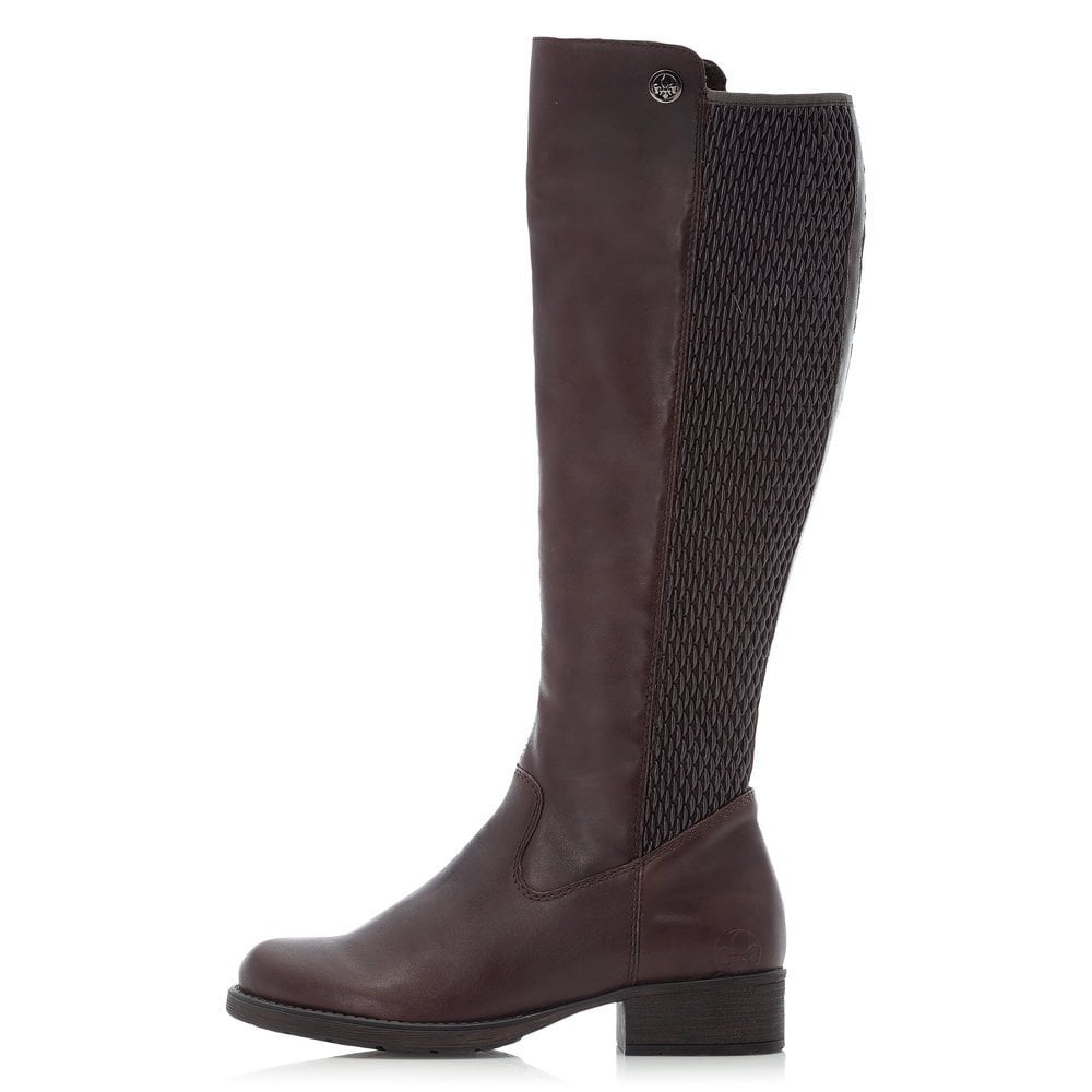 Rieker Ladies Brown Long Leg Boots Z9591-26