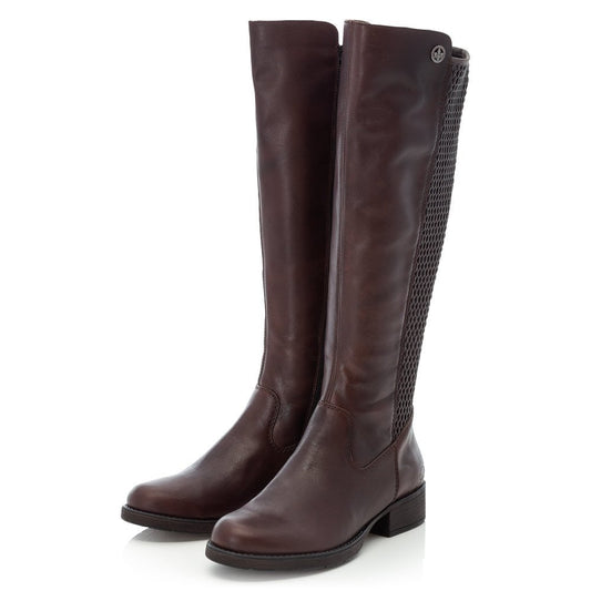 Rieker Ladies Brown Long Leg Boots Z9591-26