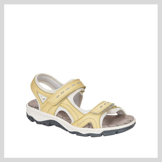 Rieker 68866-68 Yellow Combi Ladies  Sandal