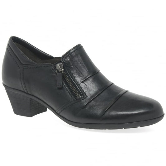 Gabor Ladies Sherbert Black Heel Shoes 54.491.57